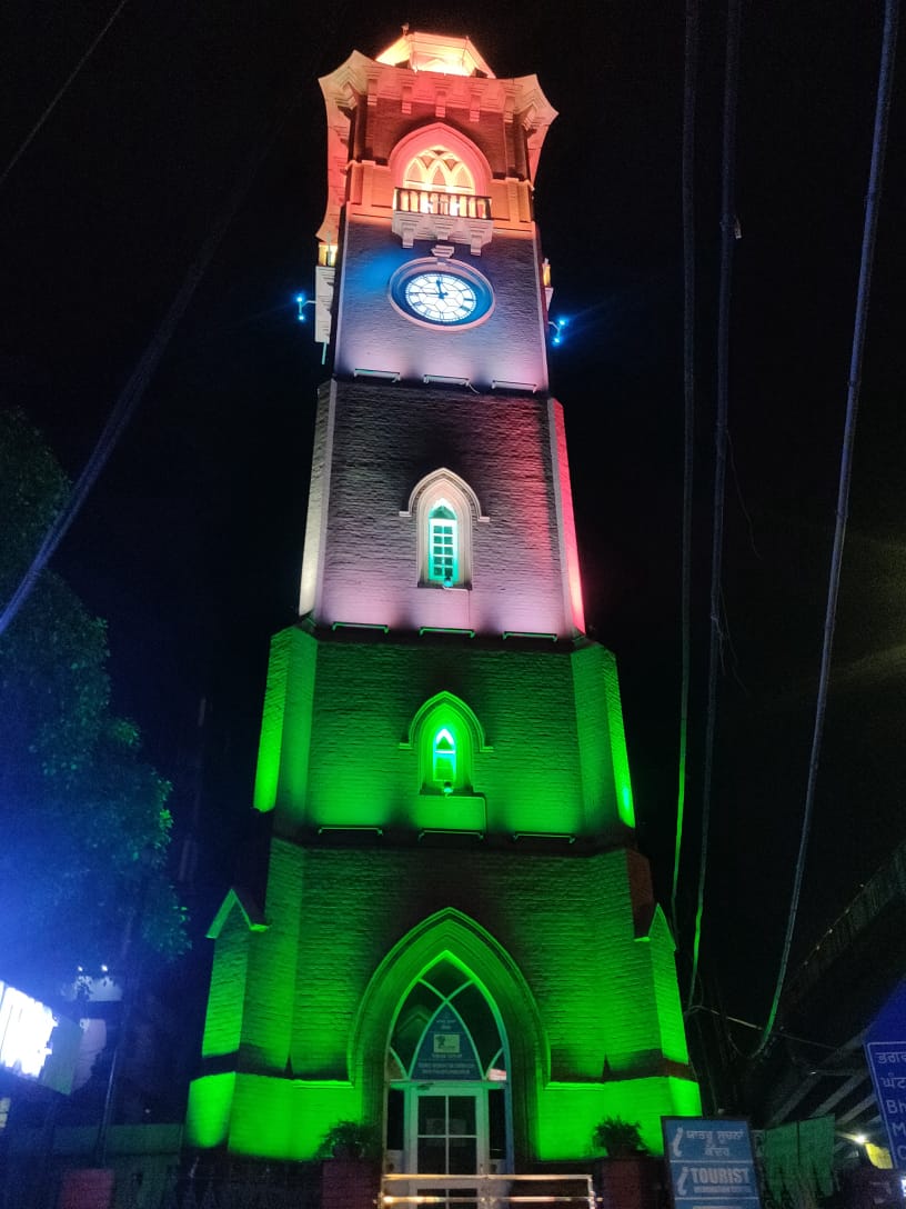 Tourism Day: Clock Tower, other monuments decked up in Ludhiana city