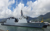 INS Sunayna in Seychelles for naval exercise
