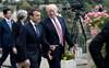 American magazine report says Donald Trump boasted of having ‘insight’ into Emmanuel Macron’s sex life through intel