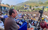 Azad takes on Cong, mum on  BJP policies as he tours Jammu