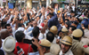 Arhtiyas oppose procurement via e-NAM, protest near Haryana CM’s office