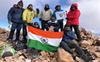 Tricolour hoisted at Yanum peak
