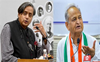Tharoor versus Gehlot likely for Cong prez poll