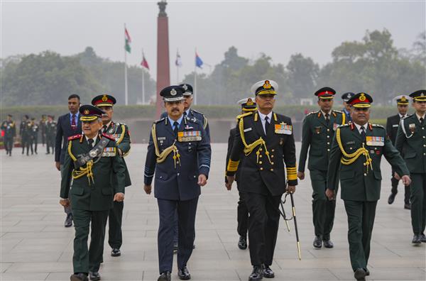 Indian armed forces counted among best in world, thanks to indomitable courage of veterans: Army chief : The Tribune India