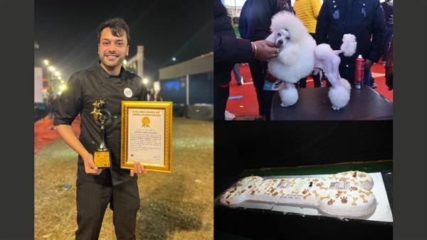 This unique world record was made at 'Jaipur Dog Show 2023'