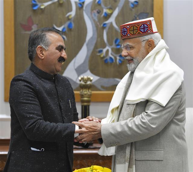 CM Sukhu assures PM Modi his government will effectively implement centrally launched schemes in Himachal