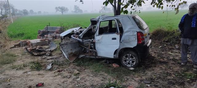 Five of family killed as car overturns in Sangrur