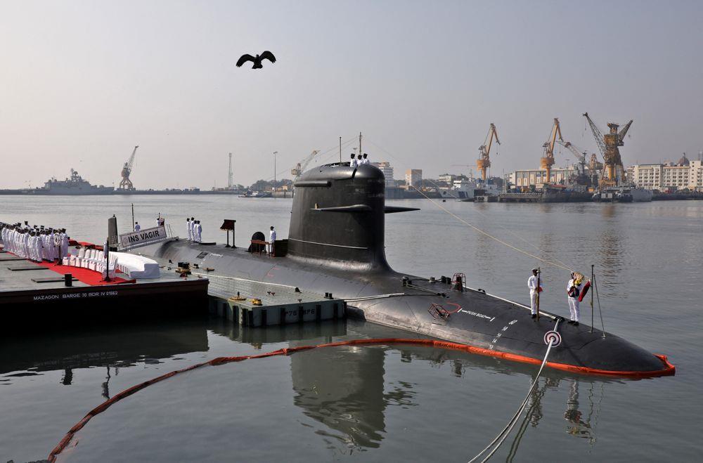 Submarine Vagir inducted into Navy