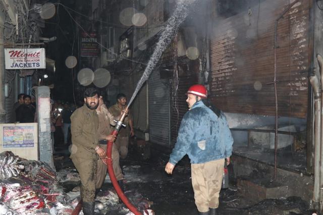 Goods worth lakhs ruined in Ludhiana’s knitwear shop blaze