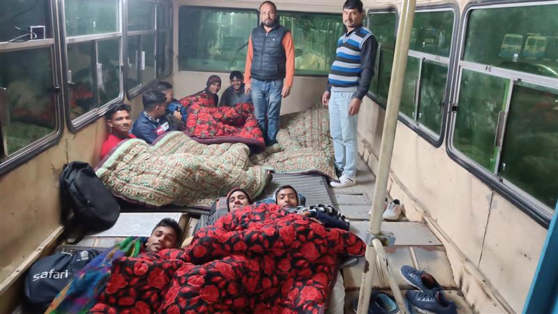 Condemned buses converted into night shelters in Rohtak
