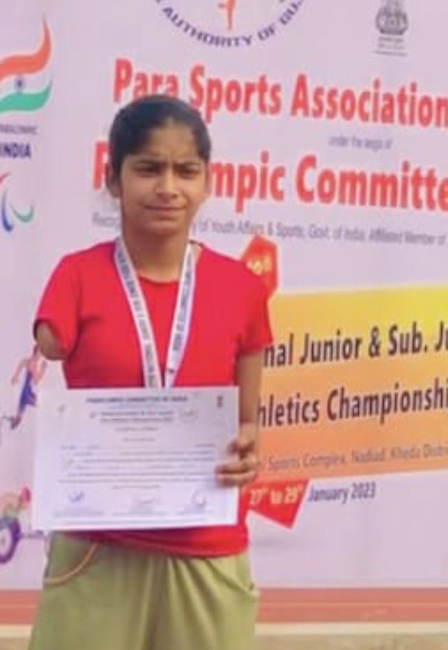 Patiala girl bags 3 medals at  nat'l para athletics meet