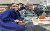 Uorfi Javed 'finally meets her grandfather' Javed Akhtar