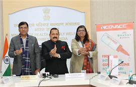 Health Minister Mandaviya launches Bharat Biotech’s nasal Covid vaccine