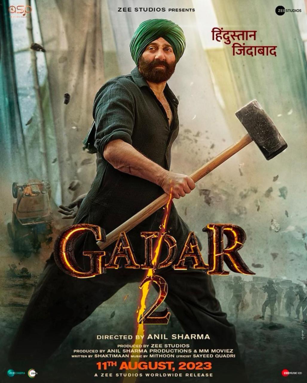 Sunny Deol wields a hammer in first poster of ‘Gadar 2’