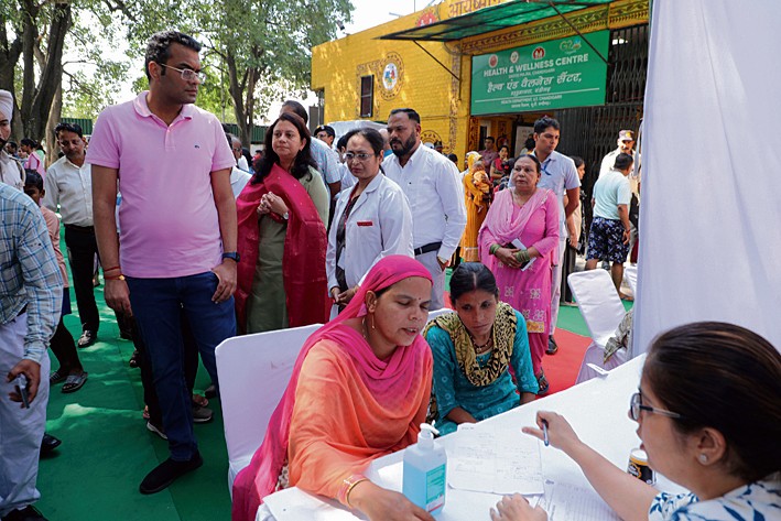 Health camp held in Dadu Majra