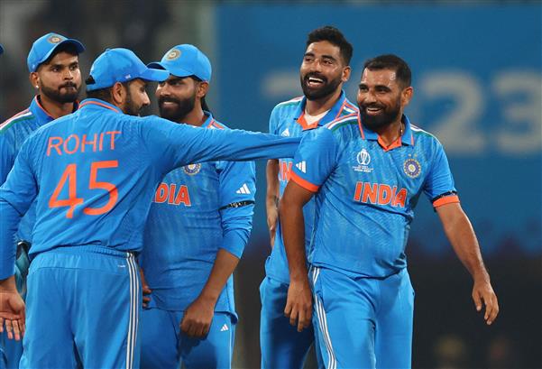 ICC World Cup: India make it six in a row after Shami-Bumrah show, defeat England by 100 runs