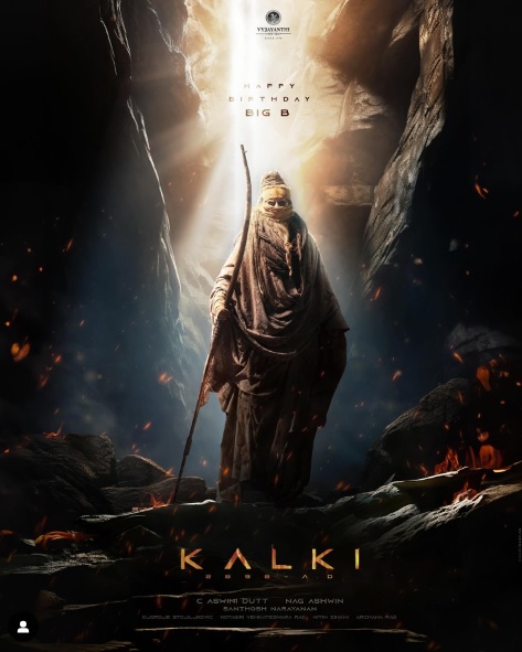 Amitabh Bachchan’s first look poster from ‘Kalki 2898 AD’ unveiled on his birthday