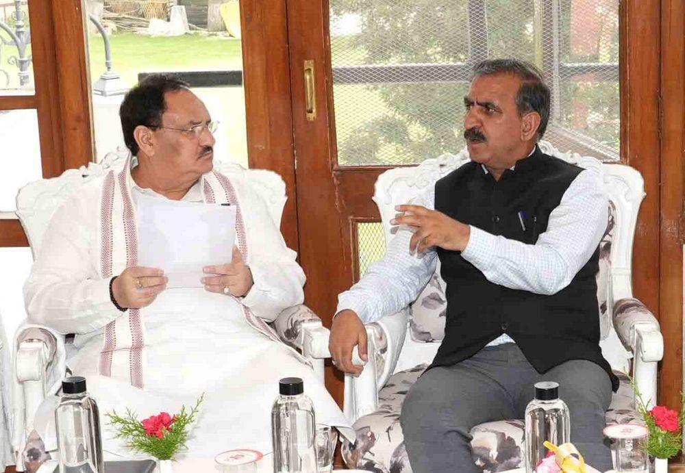 Himachal CM Sukhu asks BJP chief Nadda for help in getting Himachal 12 per cent royalty in BBMB projects