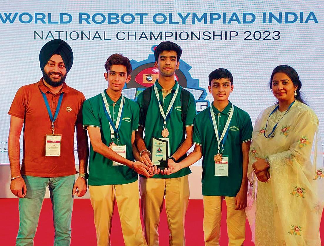 3 Amritsar students excel in World Robot Olympiad