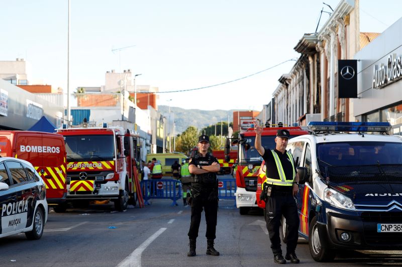 13 dead at nightclub fire in Spain