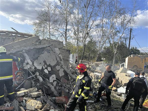 Russian strike on cafe kills 49 people as Ukraine's president urges stronger Western support