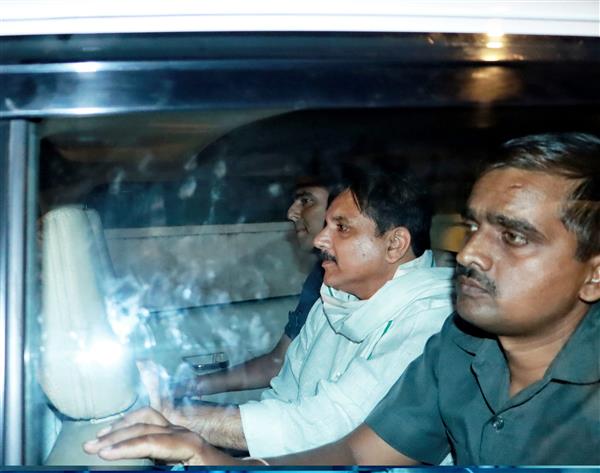 Heat of liquor scam probe will reach Arvind Kejriwal too: BJP after Sanjay Singh’s arrest