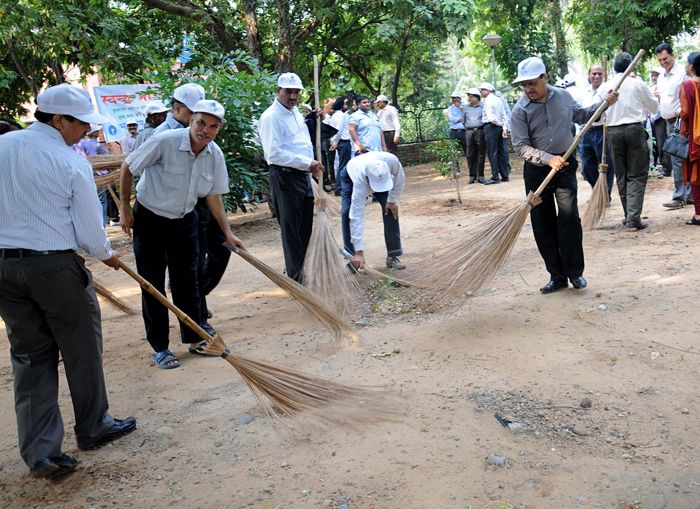 Cleanliness drive on Gandhi Jayanti