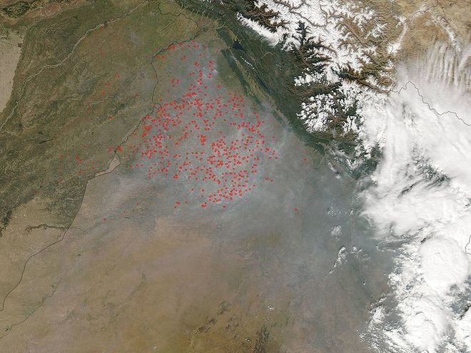 Farm fires: NASA images belie claims of Delhi, Punjab, says Haryana govt