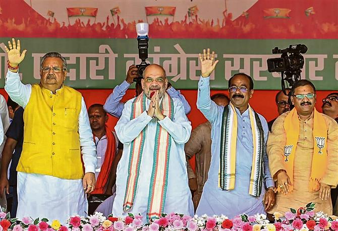 Amit Shah: Congress win in Chhattisgarh will mark return of appeasement politics