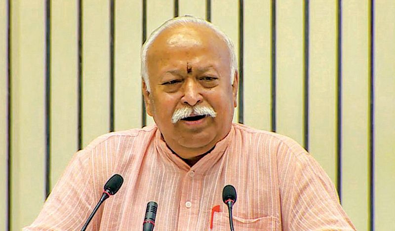 Restrain tongues, build bonds: Mohan Bhagwat's message of amity on Dussehra
