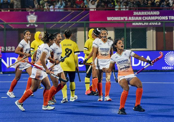 India thrash Malaysia 5-0 in women’s Asian Champions Trophy