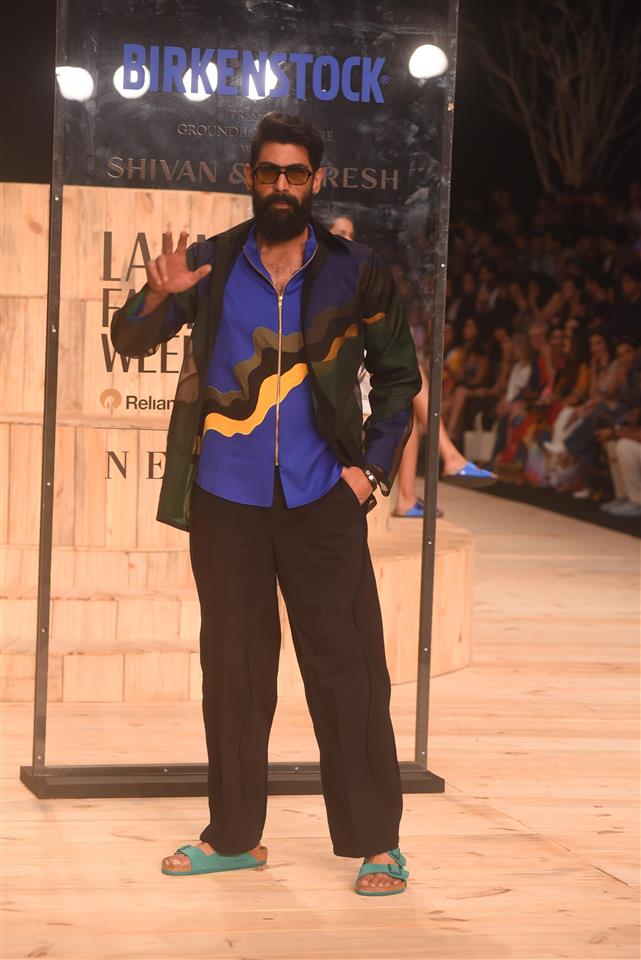 Rana Daggubati unleashes his cool fashionable avatar at Lakme Fashion Week