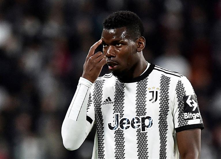Juventus player Pogba's 'B' sample also tests positive, risks doping ban of up to 4 years