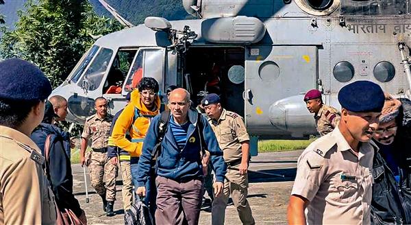 Sikkim flash flood: Search for 105 missing people continues, IAF begins rescuing stranded tourists