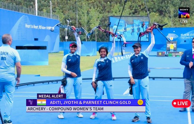 Triple treat: Compound archers secure men, women team gold medals, make it three in a row