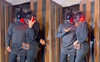Shilpa Shetty follows in husband Raj Kundra's footsteps, poses in mask with him; Internet has a field day