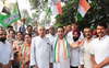 Chandigarh Congress holds protest march, says BJP, MC have failed voters