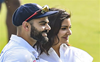Anushka Sharma trying to hide baby bump in this video with Virat Kohli after India beat Pakistan at World Cup?