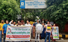 SSA office staff protest salary cut, demand regularisation of jobs