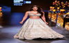 Beauty in motion: Disha Patani stuns in pastel lehenga at Lakme Fashion Week 2023