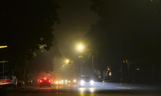 Air quality takes a hit on Diwali night