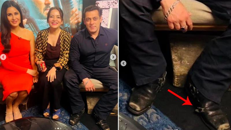 Salman Khan wears 'torn, faded shoes' at 'Tiger 3' event, pictures go viral