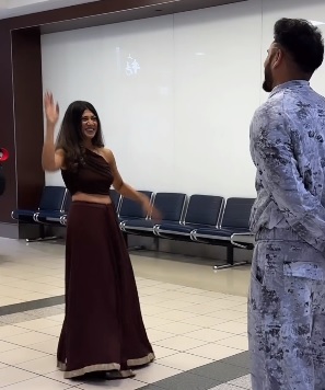 Viral video: Woman dances to welcome her long-distance boyfriend at Canadian Airport