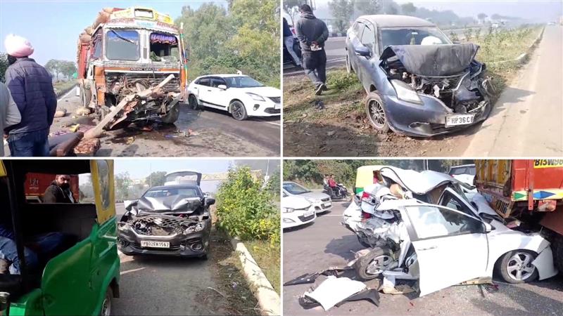Over two dozen vehicles involved in pile-up in Punjab's Ludhiana