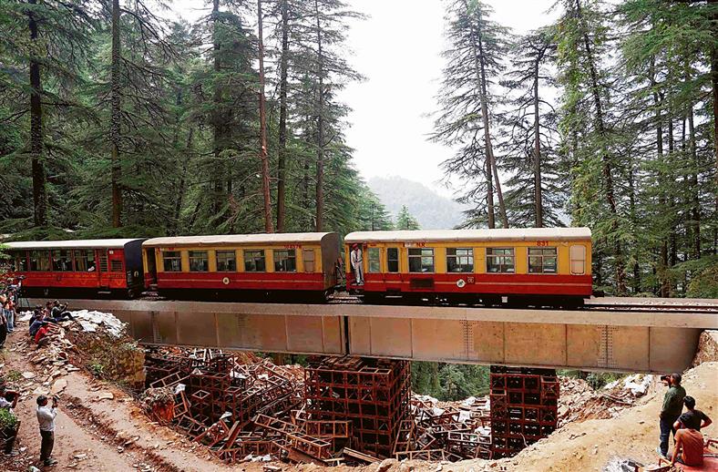 Railways reschedules halts amid maintenance work on Kalka-Shimla railway track