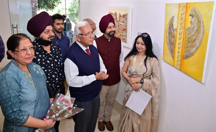 Amritsar: Artist Kusum Lata's 3-day solo exhibition opens at art gallery