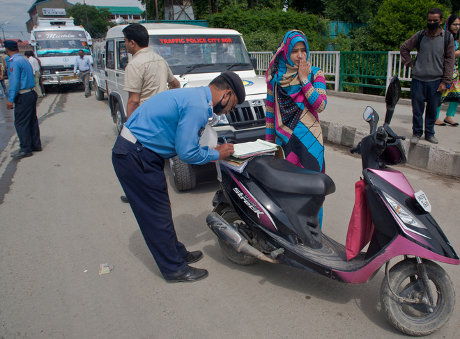Traffic violators face tough action, 46 challaned in Doda
