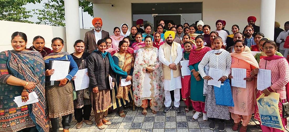 Minister gives appointment letters to anganwadi workers