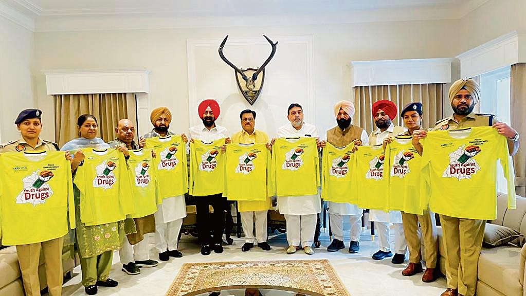 MLAs, CP release jersey for 'biggest' cycle rally against drug menace scheduled on Nov 16