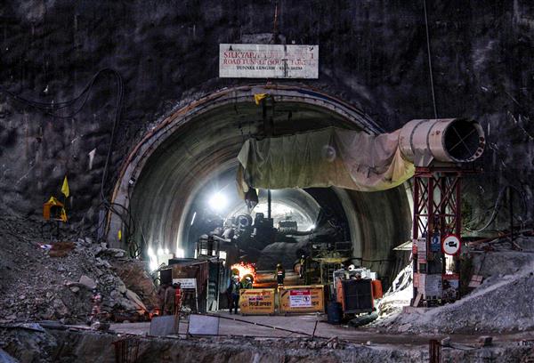 Drilling resumes at Uttarakhand tunnel, pipes pushed up to 42 metres through rubble for workers' rescue